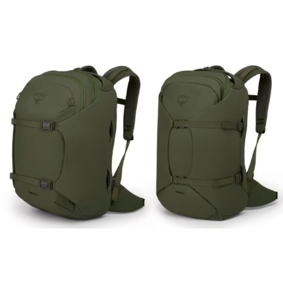 Osprey Porter 30L Carry On Travel Backpack - Petunia Blue color. - Picture 9 of 16